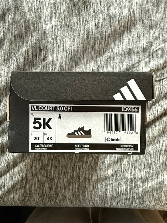 adidas Other - Adidas Black and White VL Court 3.0 CFI Shoe Box